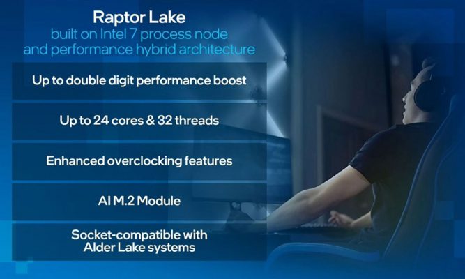 اورکلاک پردازنده اینتل Raptor Lake به 8 گیگاهرتز